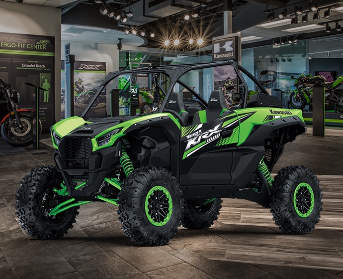 teryx on a dealer showroom floor